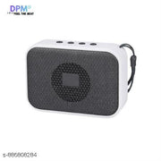 DPM Portable Bluetooth Speaker with Mic, High Bass Sound, RGB Glow Effect, FM Support