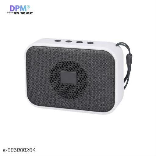 DPM Portable Bluetooth Speaker with Mic, High Bass Sound, RGB Glow Effect, FM Support