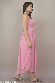 Kair Elastic Maxi Anarkali dress