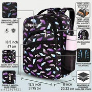 SB Printed Backpack for school collage office Traveling Outdoor Waterproof Polyester Material High Quality Bag Men Women Boys and Girls