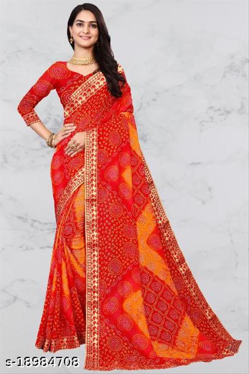 Elegant Georgette Saree