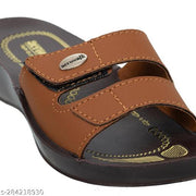 Aerowalk Women Casual Slipper 0402_TAN