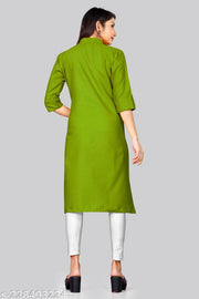 COLLR PLAIN KURTI
