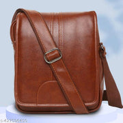 ZipCraze Stylish PU Synthetic Leather Men's Sling Bag Cross Body Travel Office Business messenger