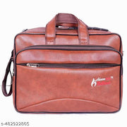 Cross body bags with 6 Spacious Pockets and Water-Resistant Leather Laptop bags_Dark Beige,16 inch useful for office,business and travel