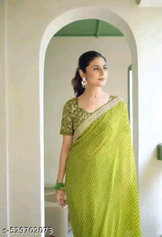 Jivika Petite Sarees (100% Real Georgette)