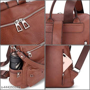 Bohobuzz Backpack Purse for Women Convertible Travel Vintage PU Leather Bag(Backpack,bag,backpack for women women bag fashion,stylish)
