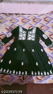 short kurti dark green