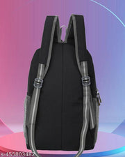 Medium 25L Backpack | Daypack | Small Bags Backpack for Daily Use | Library, Office, Outdoor & Hiking Backpack | Black