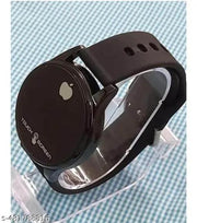 Top Trendy Touch Screen Digital Green LED Black Color Round dial Watch for boys & Girls