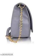 Elegant Quilted PU Leather Sling Bag for Girls/Womens | Stylish Chain Strap Crossbody Bags For Girls