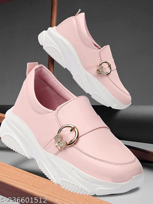 EVOLTAR branded Buckle ornamented moccasins women chunky casual platform sneakers slip on shoes for women canvas flat heels ladies footwear Flatform loafers belly