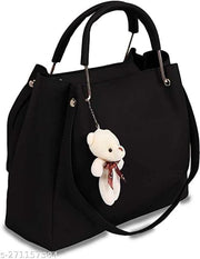 Shoulder Pu-Leather Handbags for Women's. Combo Set of 4
