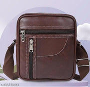 Messenger small sling bag for men women office use persnol casual with adjustable Strap