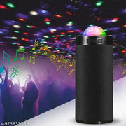 GeneCore PartyGlow X1 Bluetooth Speaker with RGB Disco Light | Wireless Speaker with Bass | Portable Mini Party Speaker | LED Night Light Speaker