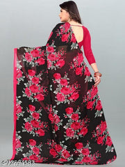 Daily Wear Floral Printed Georgette Saree