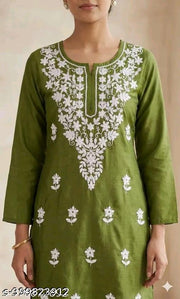 Latest design cotton kurti combo