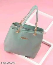 Green  women Handbag two main compartment  stylish handbag