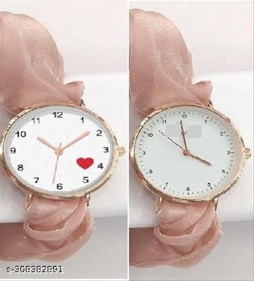 Scrunchies analog watch Analog Watch - For Women Scrunchies Korean Style Watch