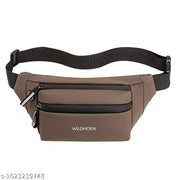 Waist Bag for Men & Women | Water-Resistant Crossbody Sling Fanny Pack with Dual Zipper Compartments & Adjustable Strap for Travel & Daily Use