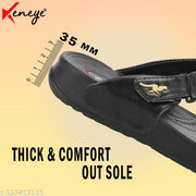 Keneye Fashion Thick Sole Solid Colour Slip On Outdoor Casual Sanda