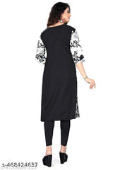 Polyster/Crepe fabric-Aakarsha Graceful Kurtis