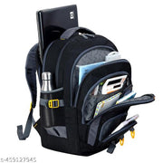 Myron Combo School bag + Lunch Bag Unisex travel Backpack durable and strong Class 5th-10th for School, college, travel and office use Waterproof School Bag  (Black, 50 L)
