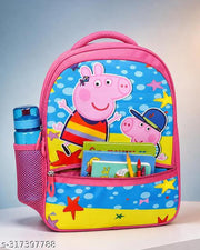 Lightweight Kids School Backpack 15L Cartoon Printed Bag for Boys & Girls | Cute Travel Backpack Bag for Children 3-5 Years Ideal for Preschool Nursery to 1st School Bag