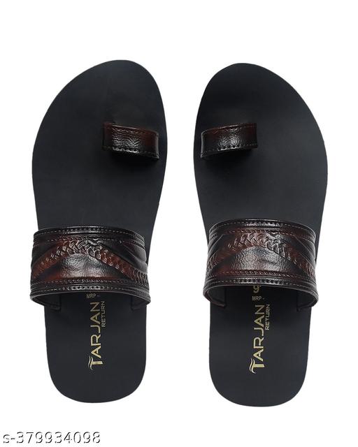 NA KHAN ENTERPRISES Casual Slipper Black/ Flip Flops For Man