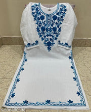 Cotton embroidery kurti
