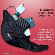 Snipper Waist Bag for Men and Fanny Pack for Women, Men Waist Bag, Unisex Fanny Pack Fanny Pack Men Waist Bag for Women Waist Pouch Bum Bag (L)