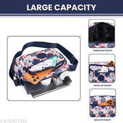 Crossbody Purse for Women, Nylon Waterproof Shoulder Purse, Messenger and travelling Bag Lightweight, Long Strap