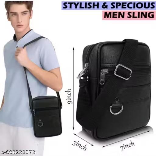 Cross Body Sling Bag | Adjustable Strap | Lightweight & Durable | Daily Use Travel Side Bag