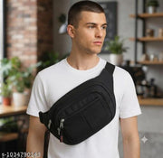 Holdex Premium Unisex Sling & Waist Bag | Stylish Multi Pocket Design