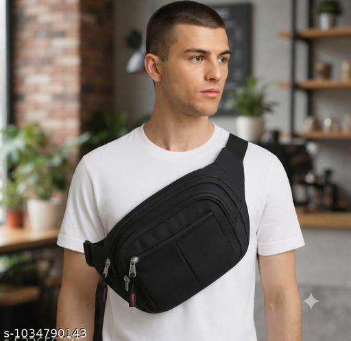 Holdex Premium Unisex Sling & Waist Bag | Stylish Multi Pocket Design