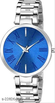 New Fancy Solid Dial Attractive Metal Chain Attractive Bracelet Analog Watch for  Women