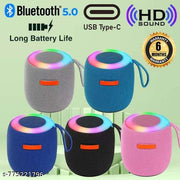 bluetooth speakr, best bluetooth speaker, mini Bluetooth speaker, base Bluetooth speaker, Bluetooth Speaker 3D with Loud Stereo Sound and Long Playtime Mini Speaker Easy to Carry, Portable Wireless Bluetooth Premium Speaker - Any Random Color