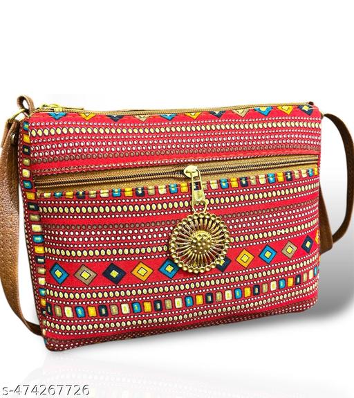 Ikkat Sling Bags