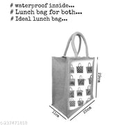 Jhola Lunch bag /Tote Bag Combo. (Pack of 2)