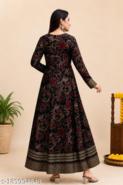 Flared Anarkali gown dress kurta for womens