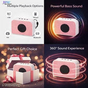 DPM Bluetooth Karaoke Audio Speaker with Mic Wireless System for Party Music and Singing