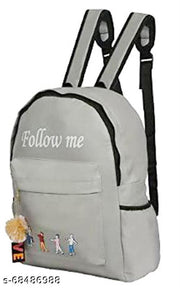 Follow Me Print Backpack for Women, College bags for girls Small Women Backpacks | School Bag for Girls