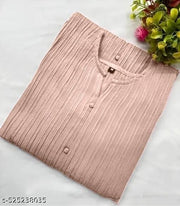 Trendy Fancy Sensational Kurti for Girls & Women - Stylish & Comfortable Ethnic -Every day Ethnic Wear-Comfortable And Style
