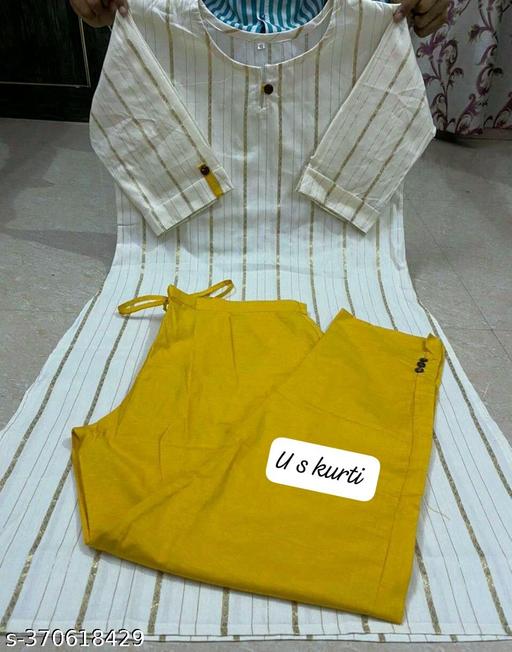 Yellow zari set