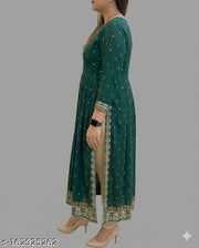 S.S.102 TM Maroon Designer Front Slit Kurti