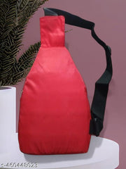 Cross Body Bag for Men, Stylish Shoulder Bag Chest Bags for travel CHEST BAG (RED)