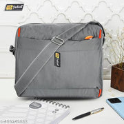 Grey Men Sling Bag Cross body Men’s Sling Messenger Bag for Travel / Office / Business