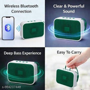 DPM Bluetooth Speaker with Mic, Deep Bass Sound, Colorful RGB Lights, FM Radio Support