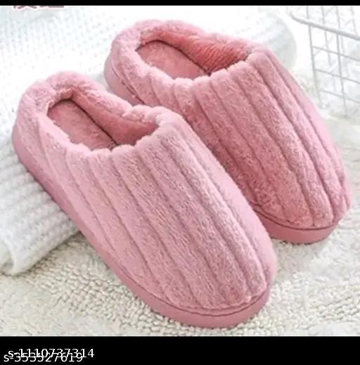 Women's Home Flip-Flops & Slippers Summer Indoor Bath Couple Bathroom Non-slip Unisex Sandals and Slippers Cute Teddy Flip Flops || Daily wear || Casual Wear ||