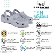 Bersache Comfortable Stylish fashionable Sandals For Men (Grey)